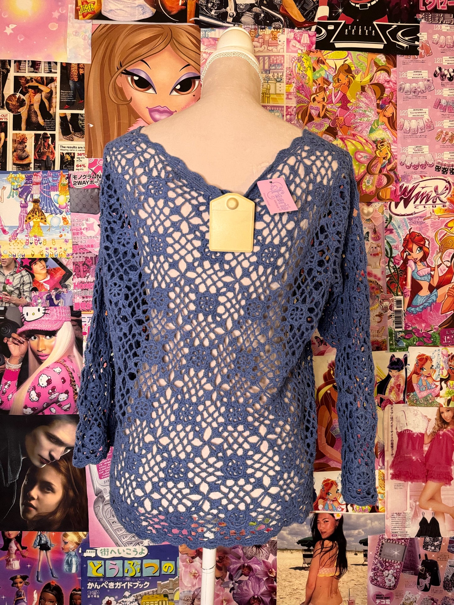 Crocheted Cardigan S-M